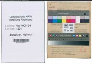 Entnazifizierung Heinrich Brueckner , geb. 25.04.1906 (Bautechniker)