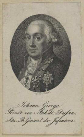 Bildnis des Johann Georg II., Fürst von Anhalt-Dessau