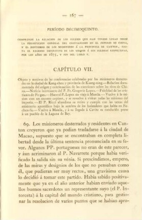 Período décimoquinto. Comprende la relacion de los sucesos que han tenido lugar desde la persecucion general del cristianismo en el imperio de China, ...