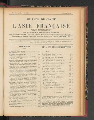 Nr. 33. Décembre 1903.