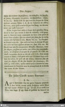 De Jésus-Christ notre Sauveur