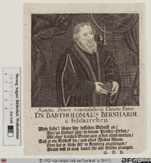 Bildnis Bartholomäus Bernhardi