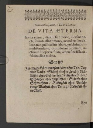 De Vita Aeterna