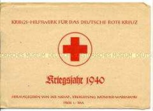 Hülle für Kriegspostkarten des Roten Kreuzes