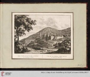 Die nord-westliche Ansicht des Heidelberger Schlosses