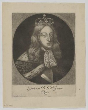 Bildnis des Carolus, König von Spanien