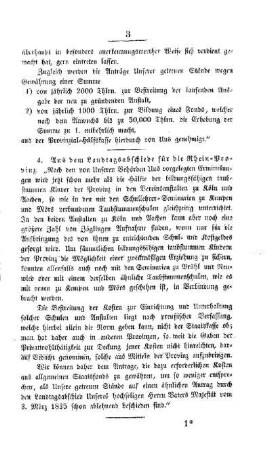Aus dem Landtagsabschiede für die Rhein-Provinz