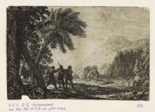 Szene mit Räubern, Blatt 8 der Folge "Landschaften"