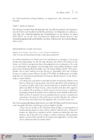 Das Prinzip der Komplementarität in der Quantenphysik