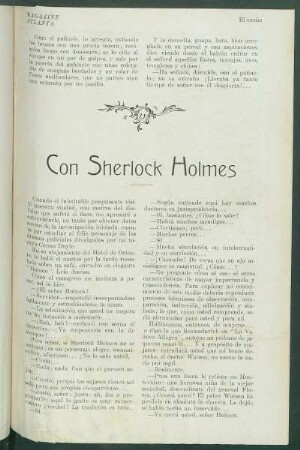 Con Sherlock Holmes