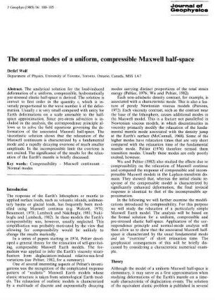 The normal modes of a uniform, compressible Maxwell half-space