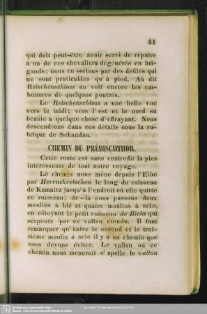 Chemin du Prebischtor