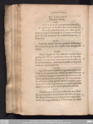 De Garenne. Chapitre xxviij.