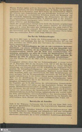Der Rat der Volksbeauftragten