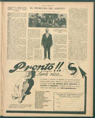El problema del asiento : Bachilleres y medios bachilleres. - El proletariado universitario, y otras hierbas