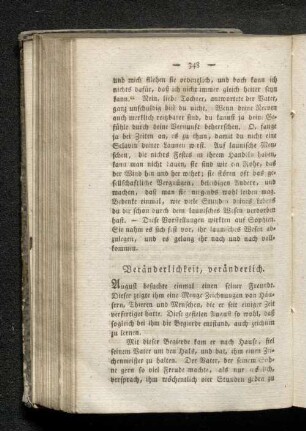 Veränderlichkeit, veränderlich.