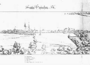 Gräfenhainichen, graphische Stadtansicht