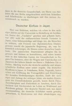 Deutscher Einfluß in Japan
