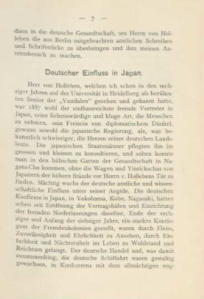 Deutscher Einfluß in Japan