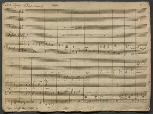 Masses, V (4), Coro, org, op. 91, DohrR 2003 p. 38/19, d-Moll - BSB Mus.Schott.Ha 3002-2 : [heading:] Missa.