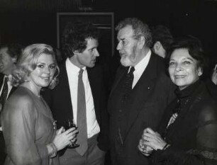 IFF 1981. Christiane Maybach, Dr. Wolf Donner, Bernhard Wicki, Agnes Fink [31. Internationale Filmfestspiele]