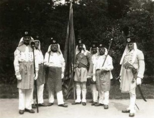 Bergleute in Paradetracht