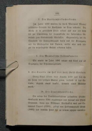 9. Die Kapelle im Hof des heil. Geist-Spitals.