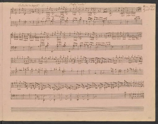 Abschied von Rom; pf; a-Moll; H 352
