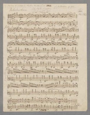 Das Ball-Bouquet; F; pf; op. 92 - BSB Mus.Schott.Ha 13696-3