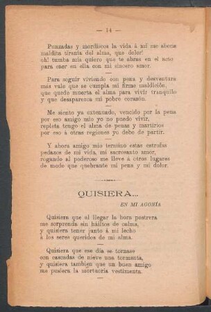 Quisiera...