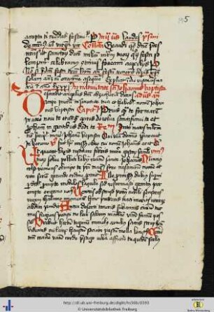 (195r) Angabe des Datums der Handschrift (1481).
