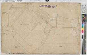 Niederaden (Lünen), Lanstrop (Dortmund), Umlegung Niederaden, Urkarte II Niederaden Planblatt 5