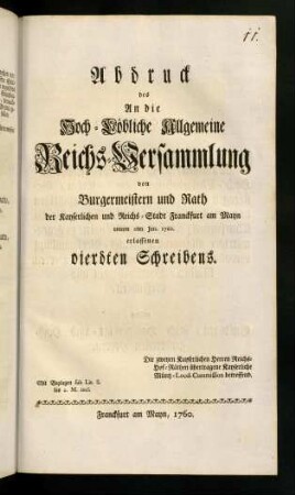 1-38, Abdruck des vierdten Schreibens