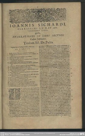 Enarrationes In Libri Secundi Codicis Iustinianei