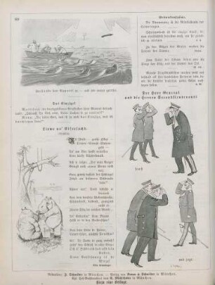 "Aus dem Tagebuch eines Nordpolfahrers" "Liewe un' Eifersucht" "Der Herr General und die Herren Secondlieutenants"