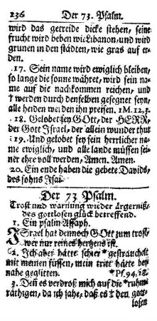Der 73. Psalm