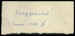 Fundzettel "gezeichnet"