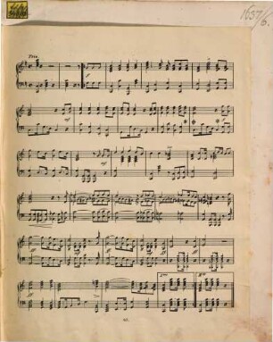 Waffen-Lust : Marsch für d. Piano-Forte ; op. 43