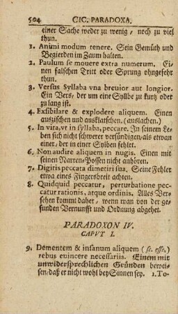 Paradoxon IV.