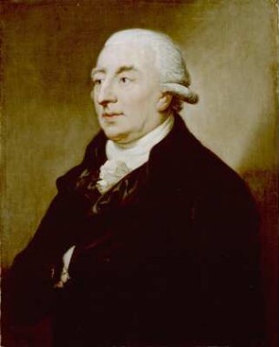 Bildnis des Oberbibliothekars und Direktors der Kurfürstlichen Bibliothek Johann Christoph Adelung