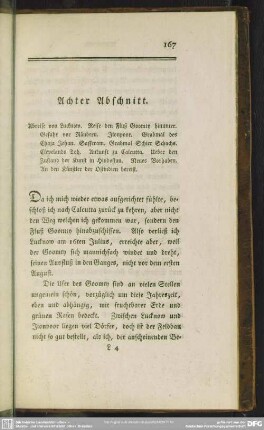 Achter Abschnitt. Abreise von Lucknow