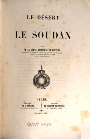 Le désert et le Soudan