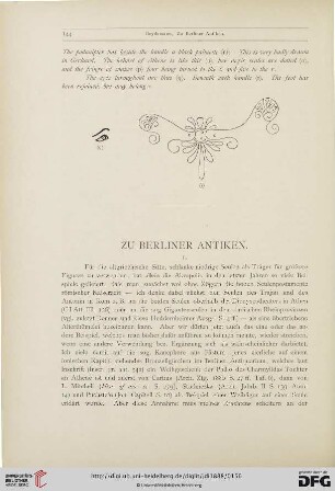 3: Zu Berliner Antiken