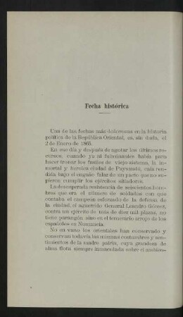 Fecha histórica