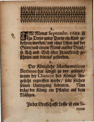 Omina Frankreichs Untergang betreffend