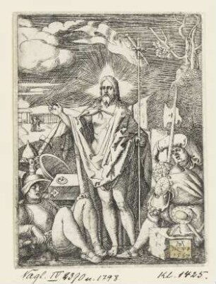 Auferstehung, aus: Nicolò Nelli, "Redemptionis humanae mysteria", Venedig 1568
