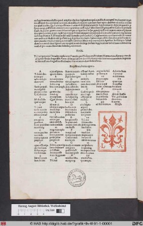 Verlegermarke von Lucantonio Giunta.