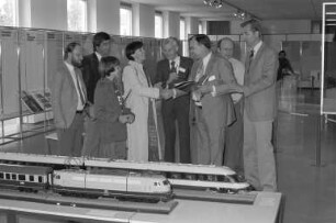 Ausstellung von Modelleisenbahnen im Landesgewerbeamt