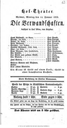 Die Verwandschaften