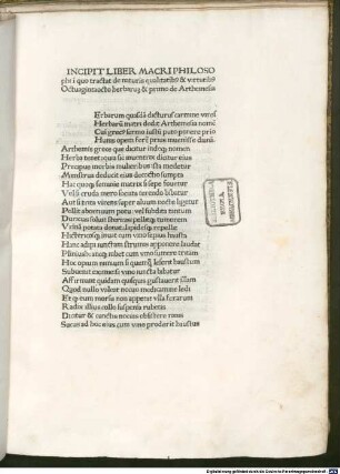 De viribus herbarum
